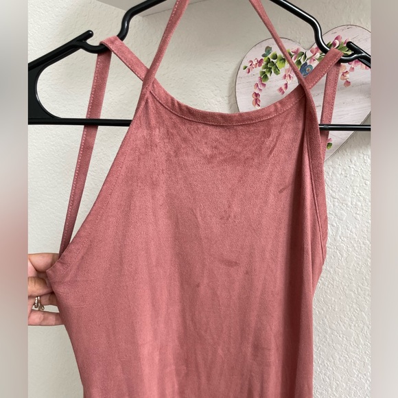 Low back mauve dress - Picture 3 of 6